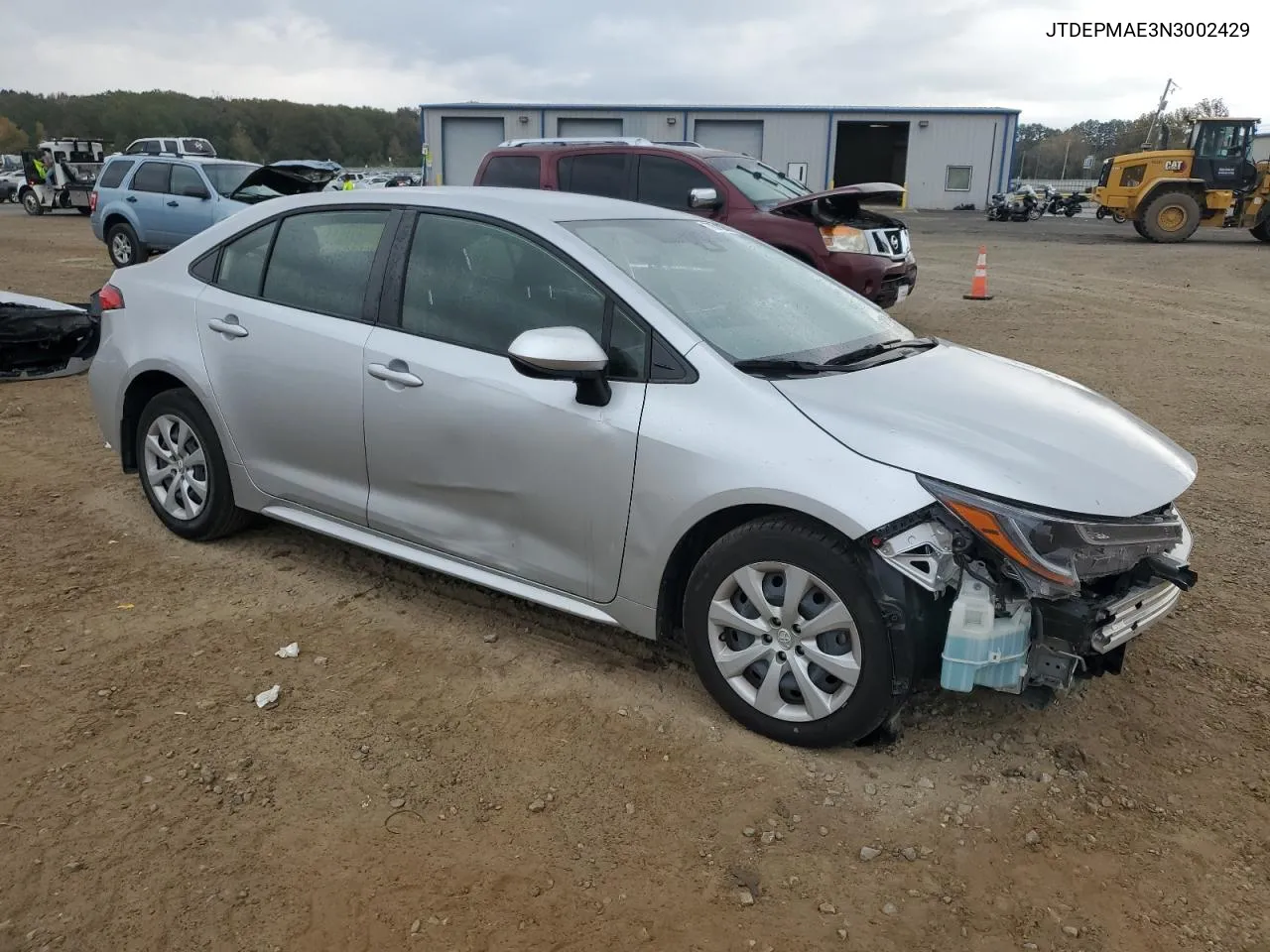 2022 Toyota Corolla Le VIN: JTDEPMAE3N3002429 Lot: 77671074