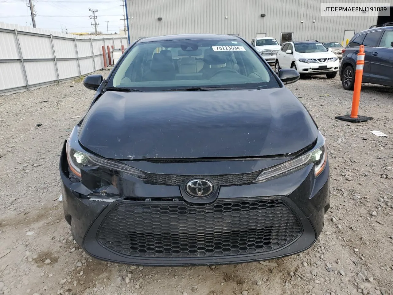 JTDEPMAE8NJ191039 2022 Toyota Corolla Le