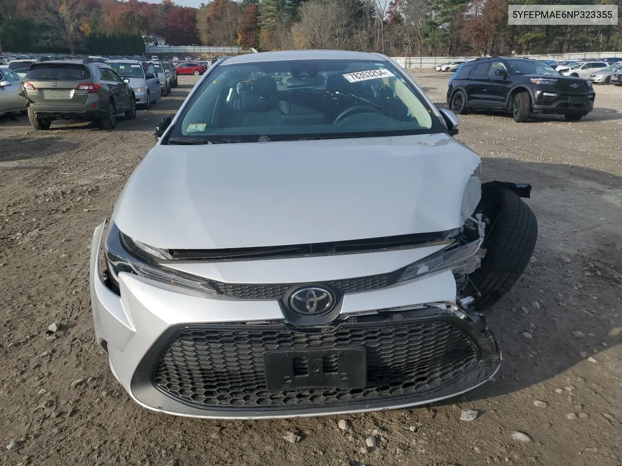 5YFEPMAE6NP323355 2022 Toyota Corolla Le