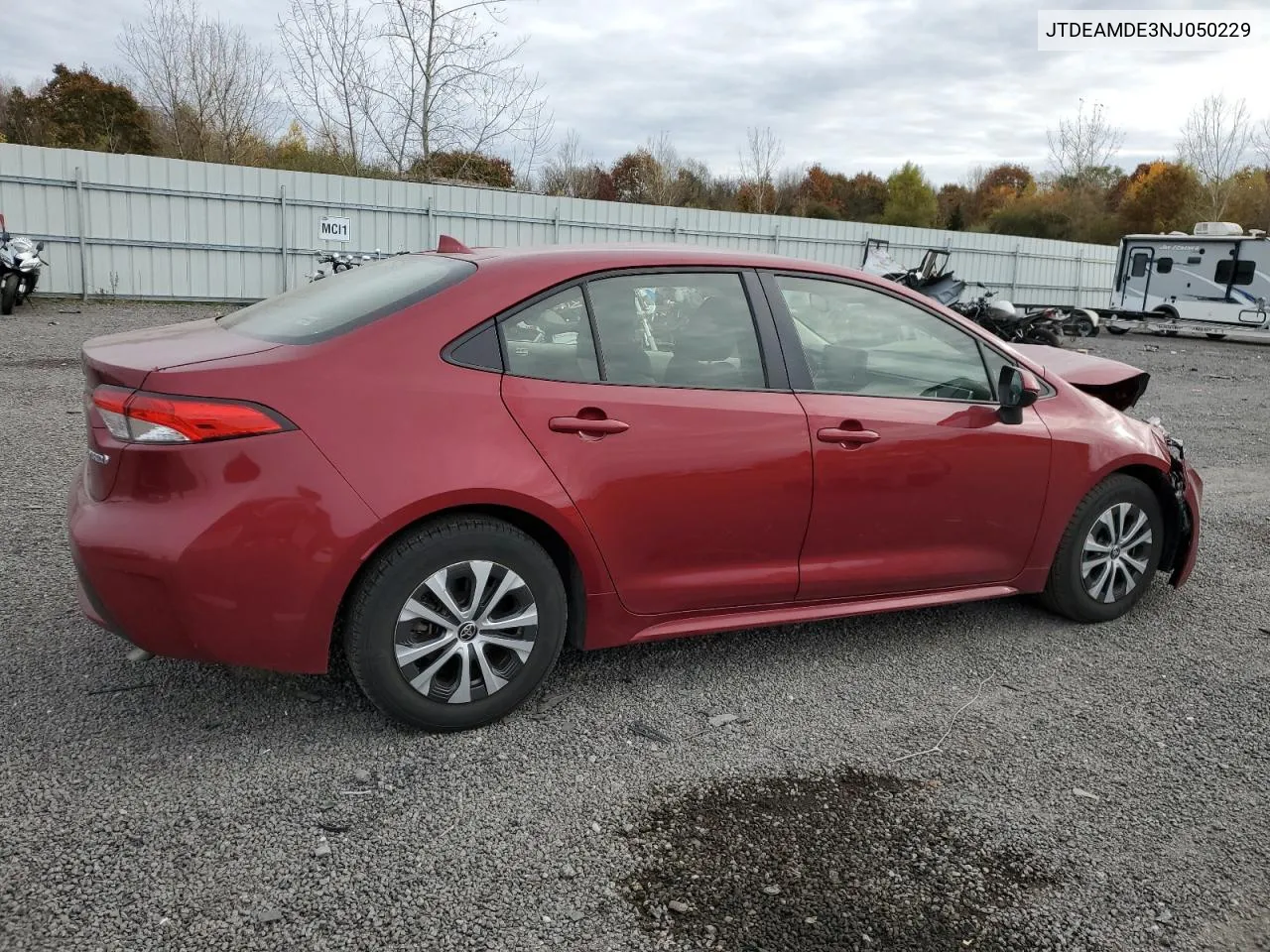 2022 Toyota Corolla Le VIN: JTDEAMDE3NJ050229 Lot: 78395444