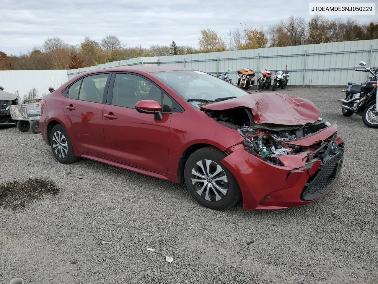 2022 Toyota Corolla Le VIN: JTDEAMDE3NJ050229 Lot: 78395444