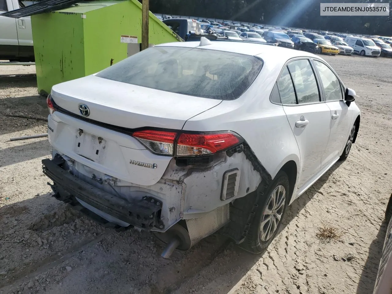 JTDEAMDE5NJ053570 2022 Toyota Corolla Le