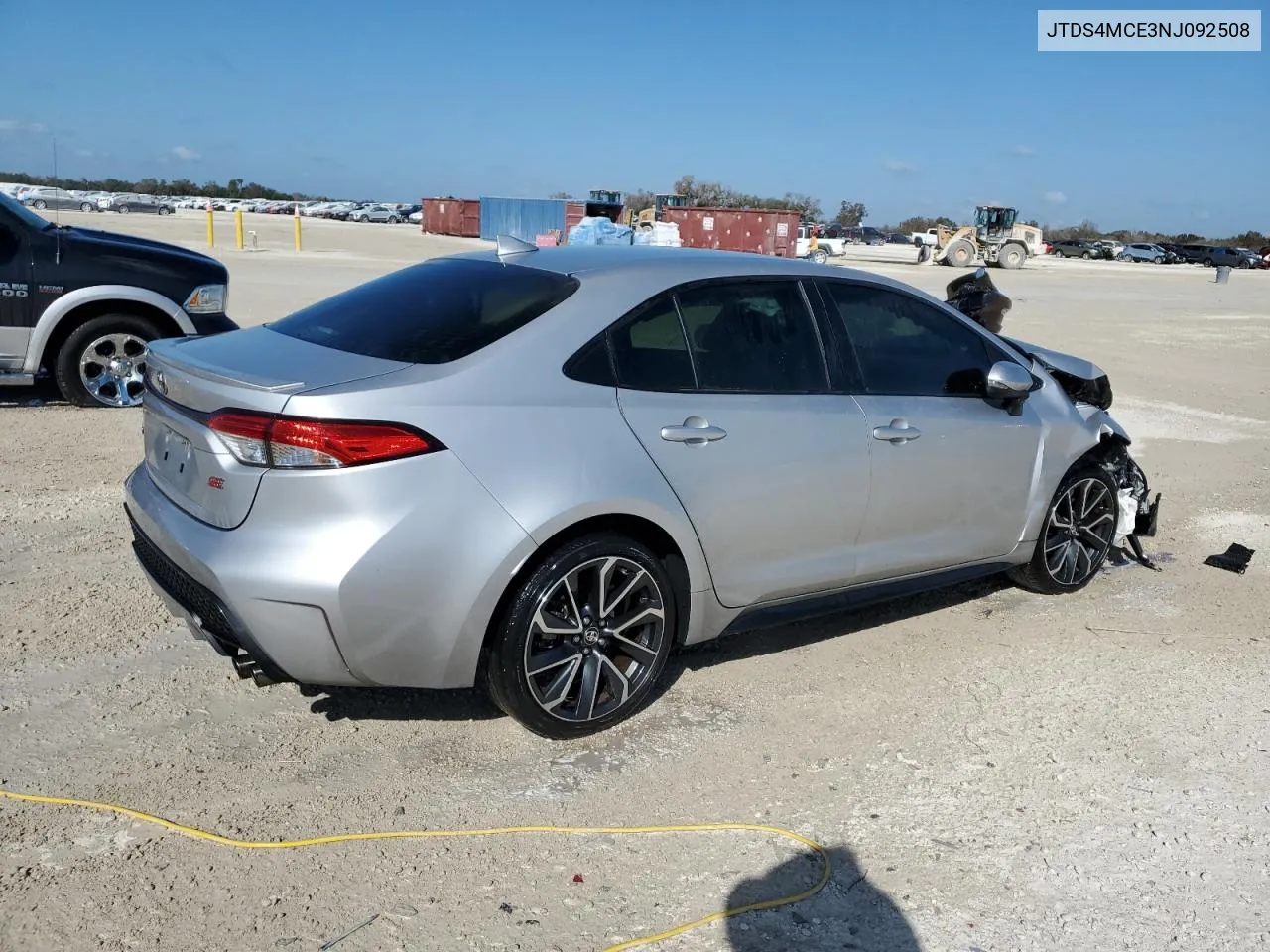 2022 Toyota Corolla Se VIN: JTDS4MCE3NJ092508 Lot: 78451924