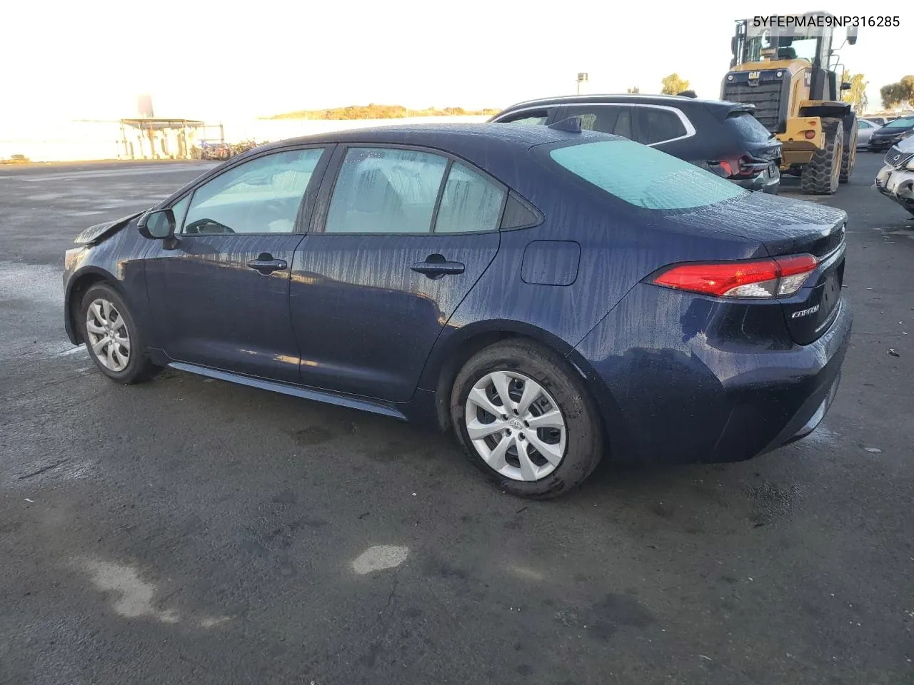 2022 Toyota Corolla Le VIN: 5YFEPMAE9NP316285 Lot: 78670464