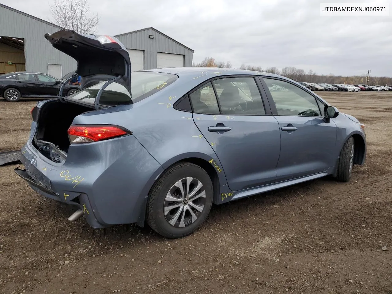 2022 Toyota Corolla VIN: JTDBAMDEXNJ060971 Lot: 78723164