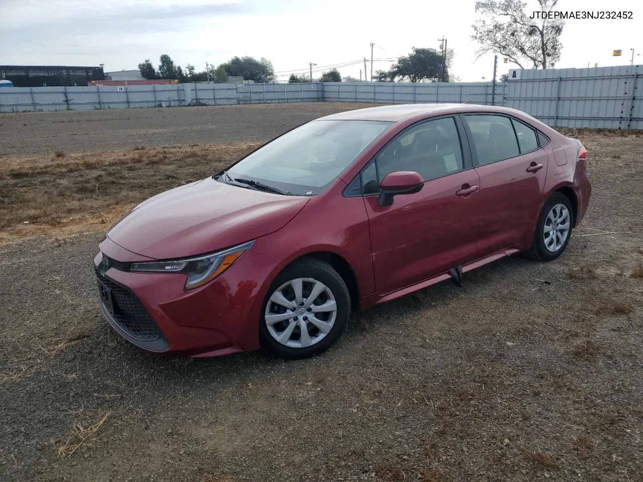 2022 Toyota Corolla Le VIN: JTDEPMAE3NJ232452 Lot: 78859704