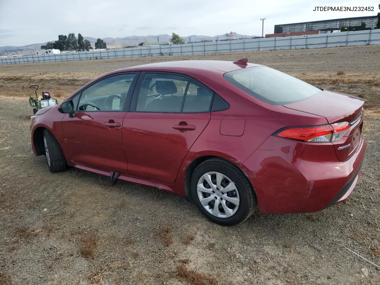 2022 Toyota Corolla Le VIN: JTDEPMAE3NJ232452 Lot: 78859704