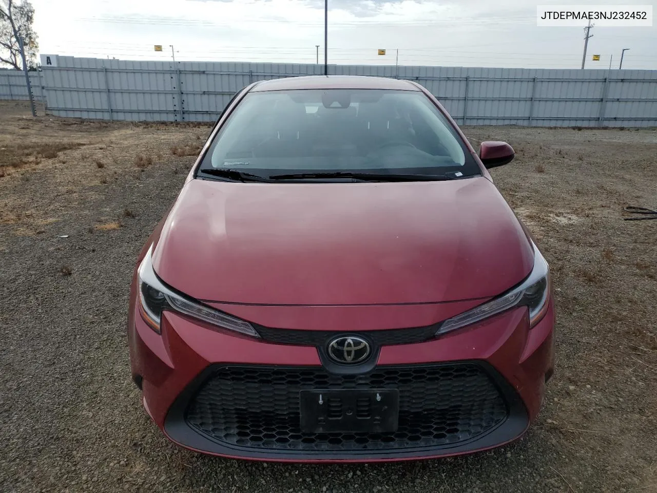 2022 Toyota Corolla Le VIN: JTDEPMAE3NJ232452 Lot: 78859704