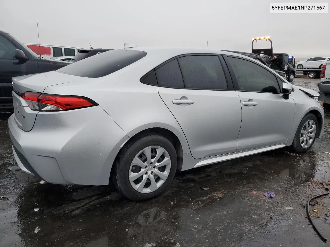 2022 Toyota Corolla Le VIN: 5YFEPMAE1NP271567 Lot: 79106684