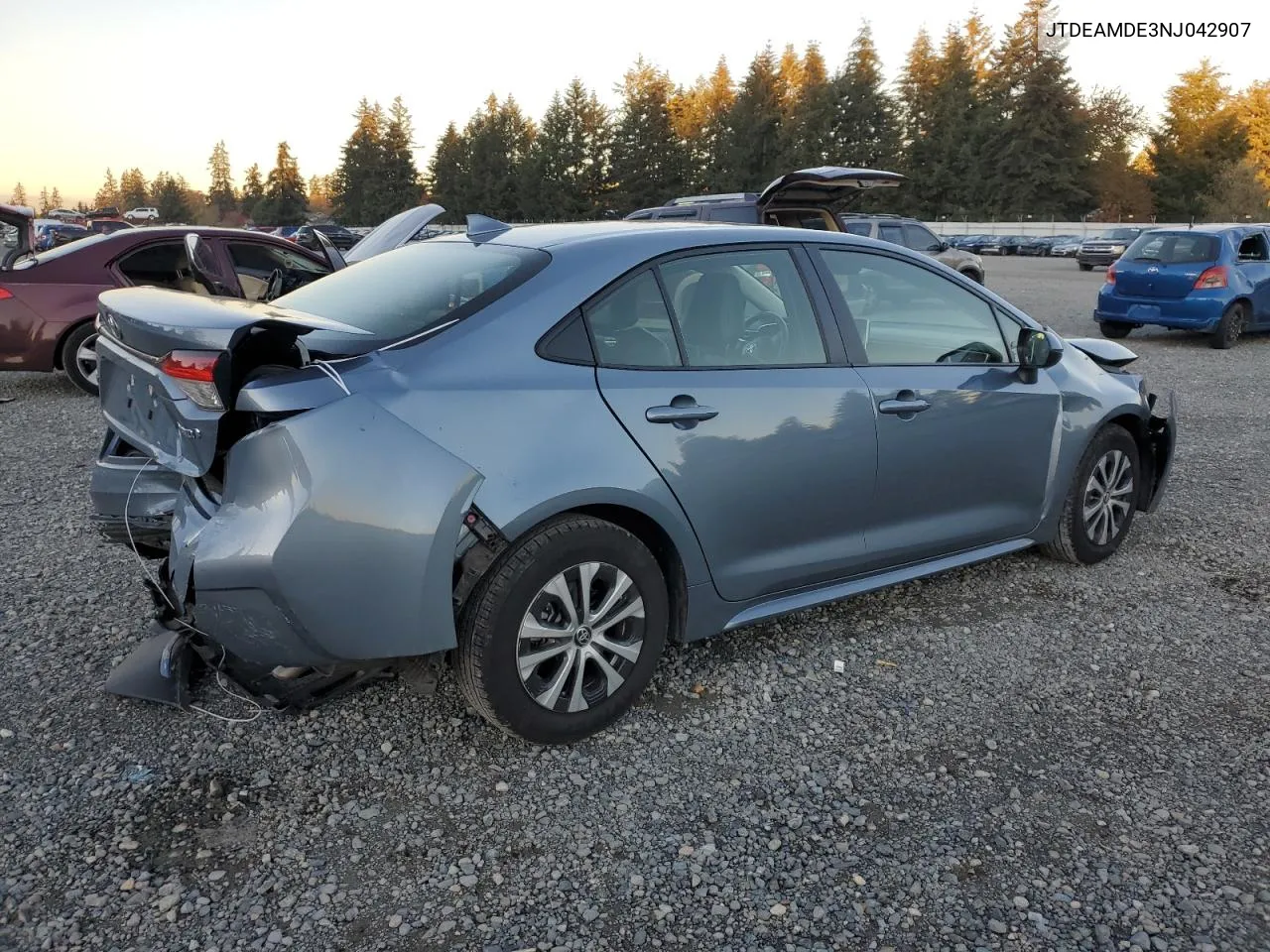 2022 Toyota Corolla Le VIN: JTDEAMDE3NJ042907 Lot: 79573614