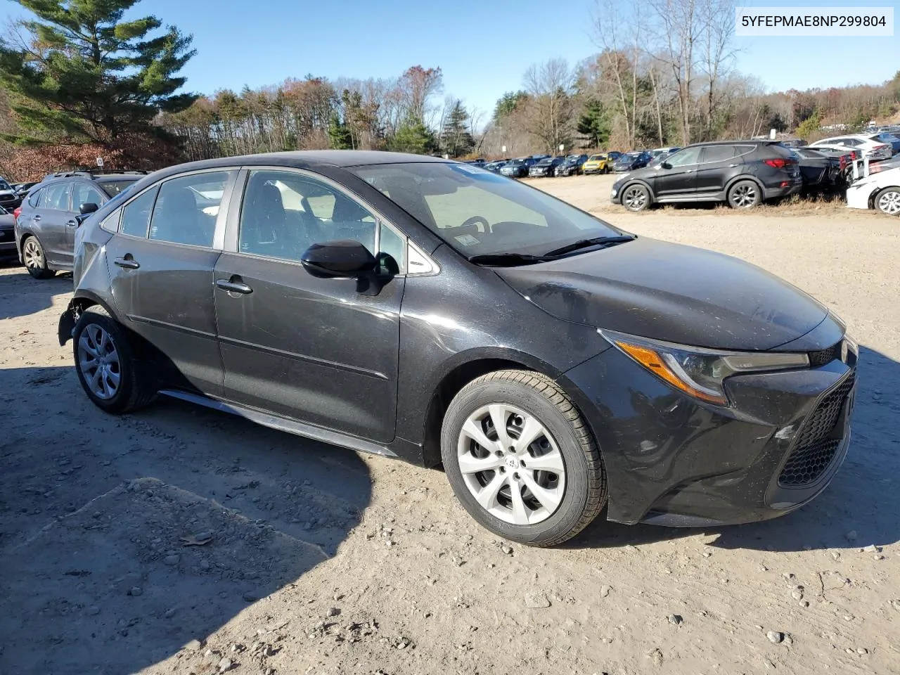 2022 Toyota Corolla Le VIN: 5YFEPMAE8NP299804 Lot: 79682644