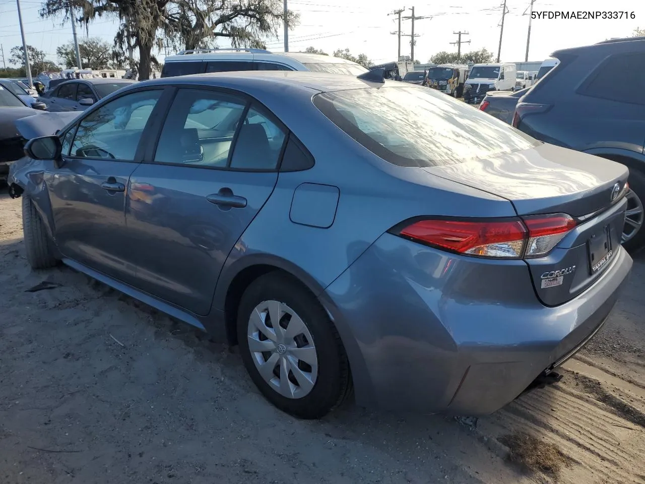 2022 Toyota Corolla L VIN: 5YFDPMAE2NP333716 Lot: 80387644