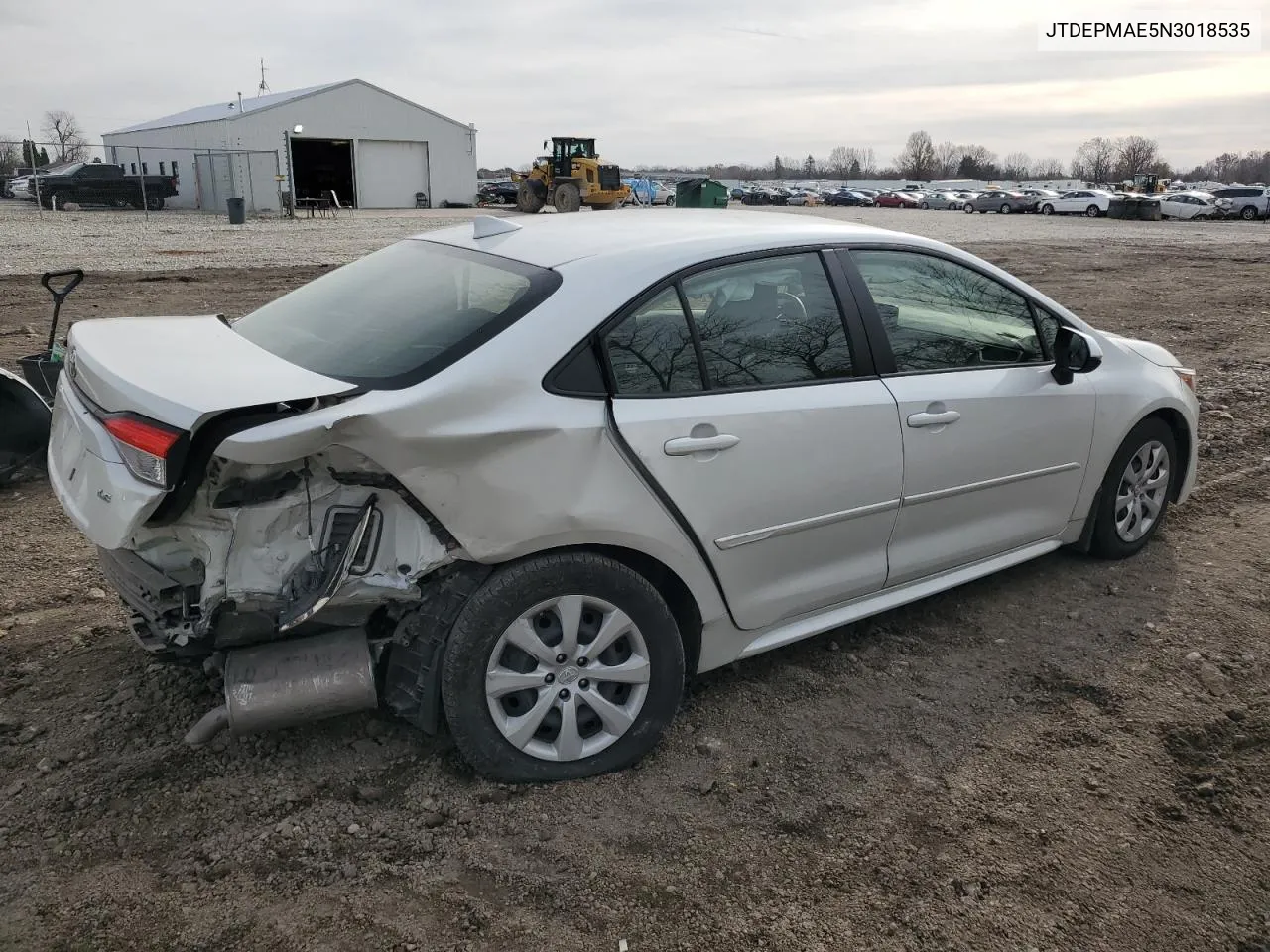 2022 Toyota Corolla Le VIN: JTDEPMAE5N3018535 Lot: 80595164