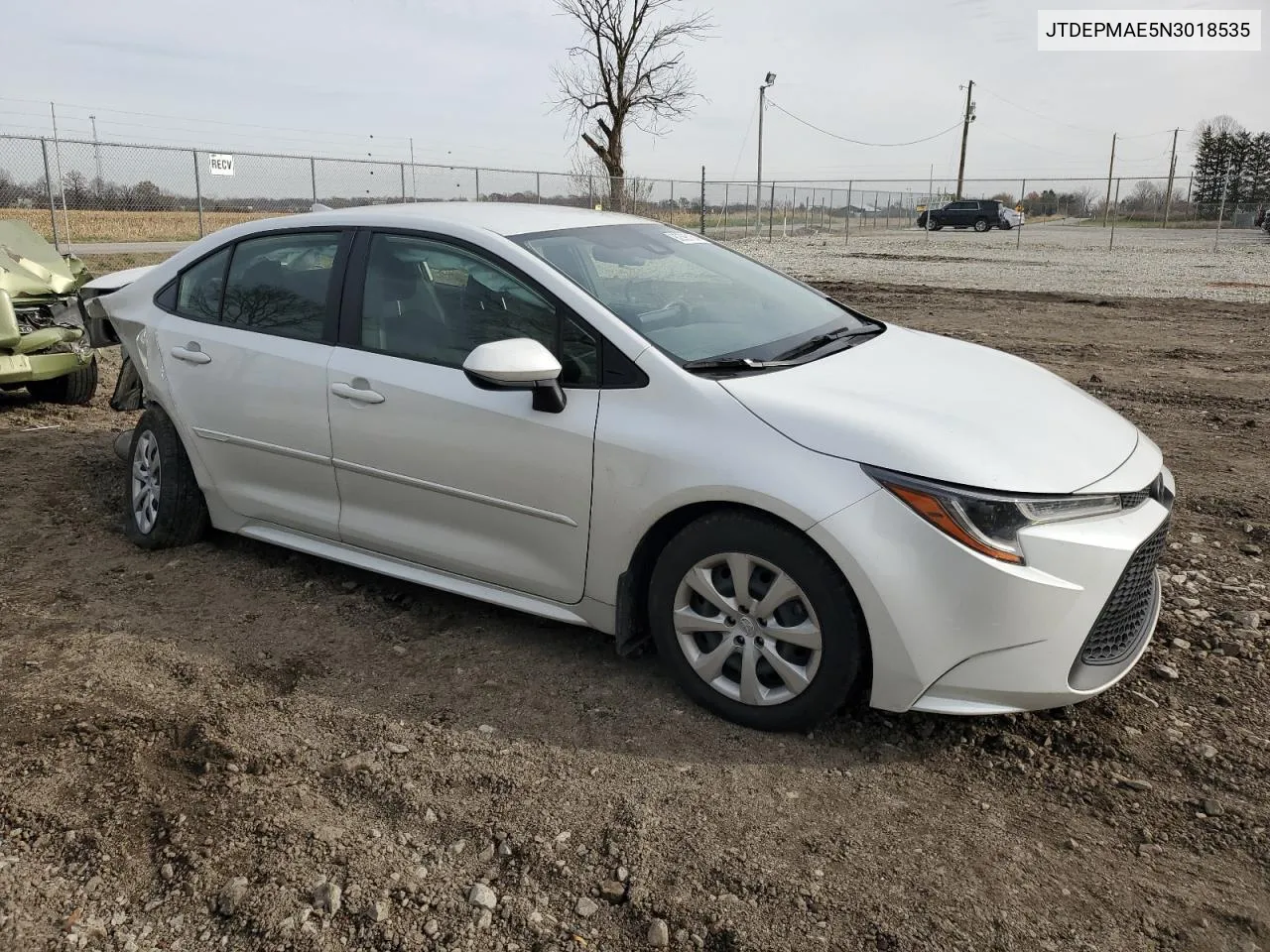 2022 Toyota Corolla Le VIN: JTDEPMAE5N3018535 Lot: 80595164