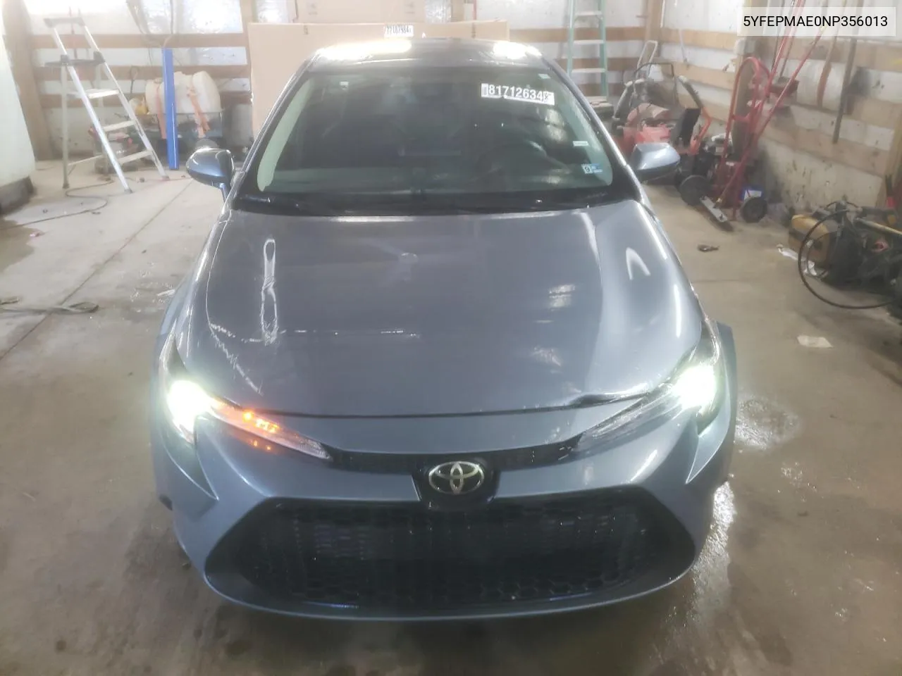 2022 Toyota Corolla Le VIN: 5YFEPMAE0NP356013 Lot: 81712634