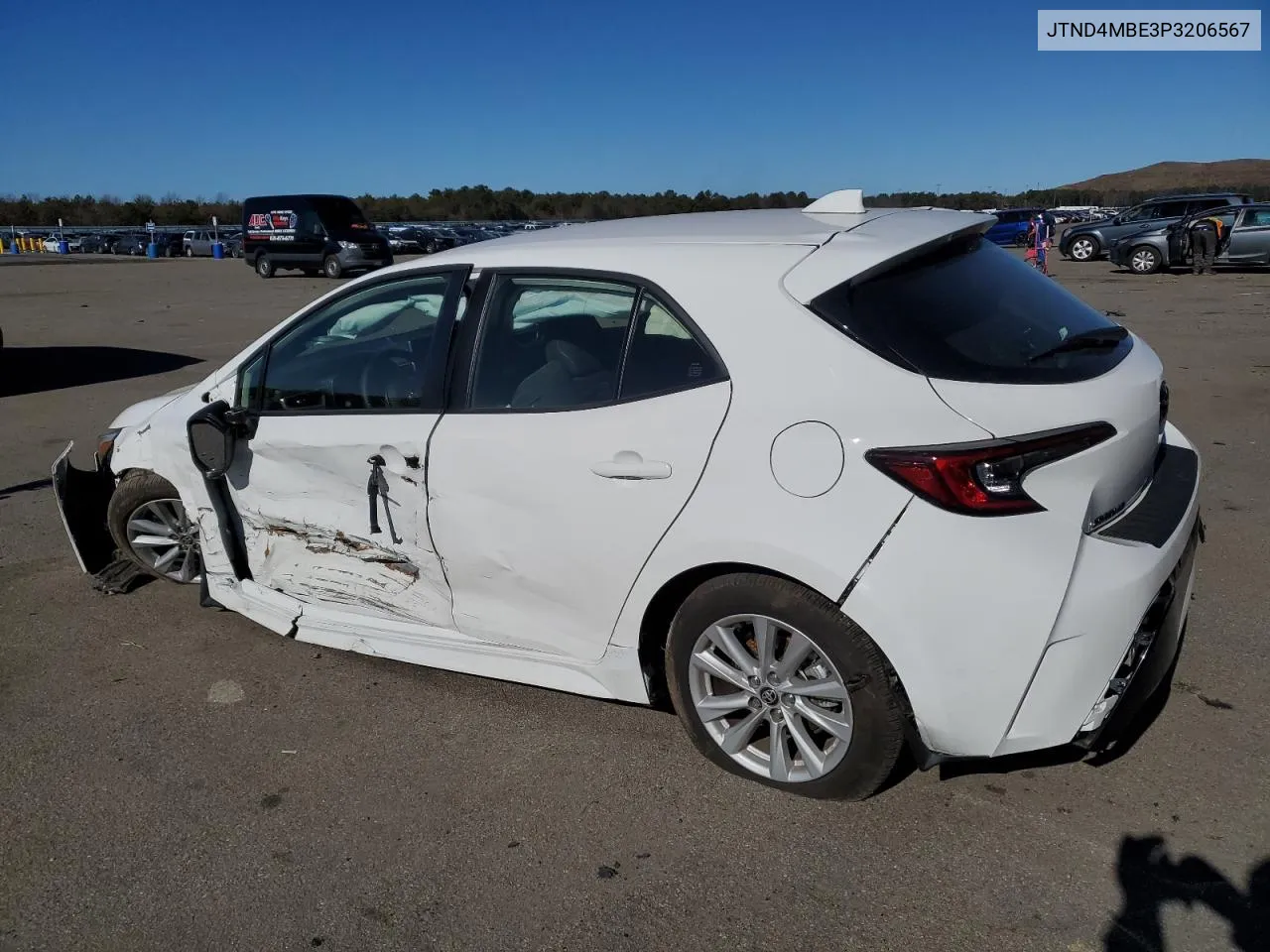 2023 Toyota Corolla Se VIN: JTND4MBE3P3206567 Lot: 39999674