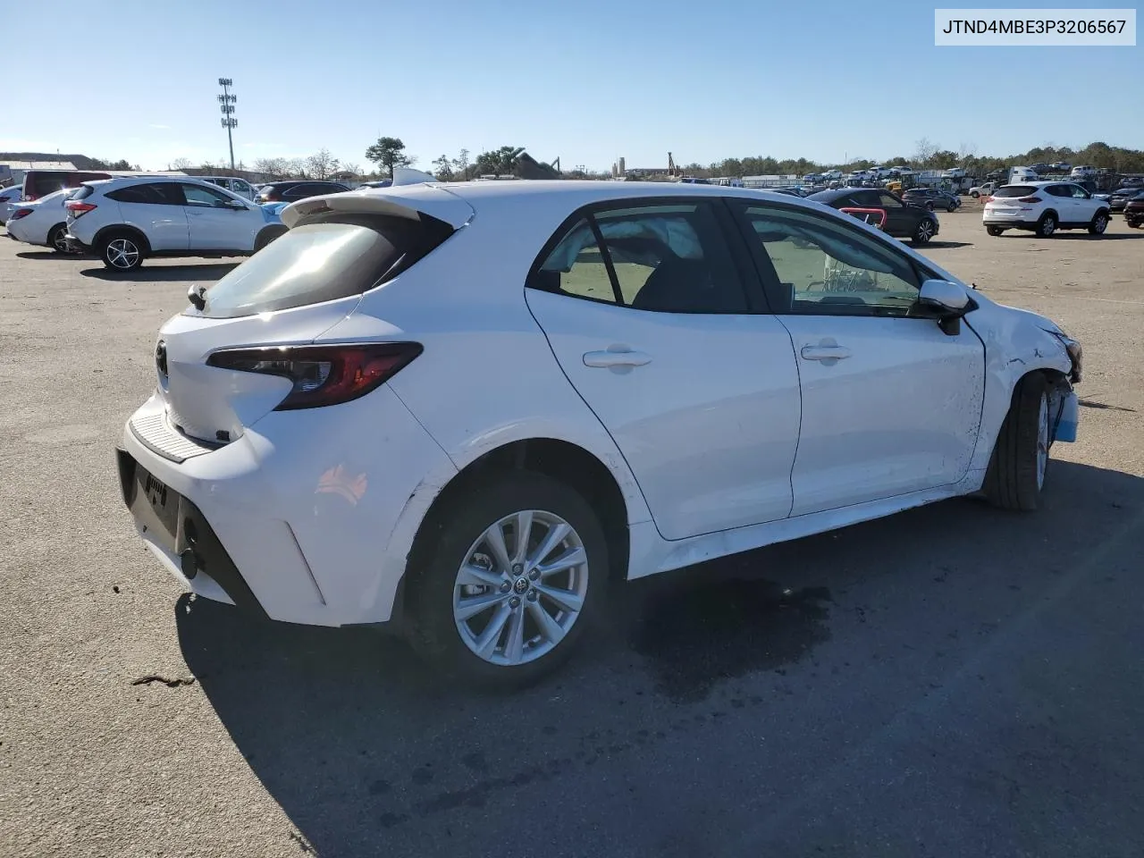 2023 Toyota Corolla Se VIN: JTND4MBE3P3206567 Lot: 39999674