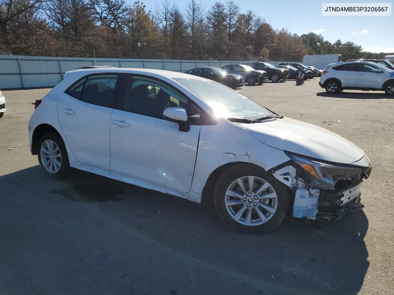 2023 Toyota Corolla Se VIN: JTND4MBE3P3206567 Lot: 39999674