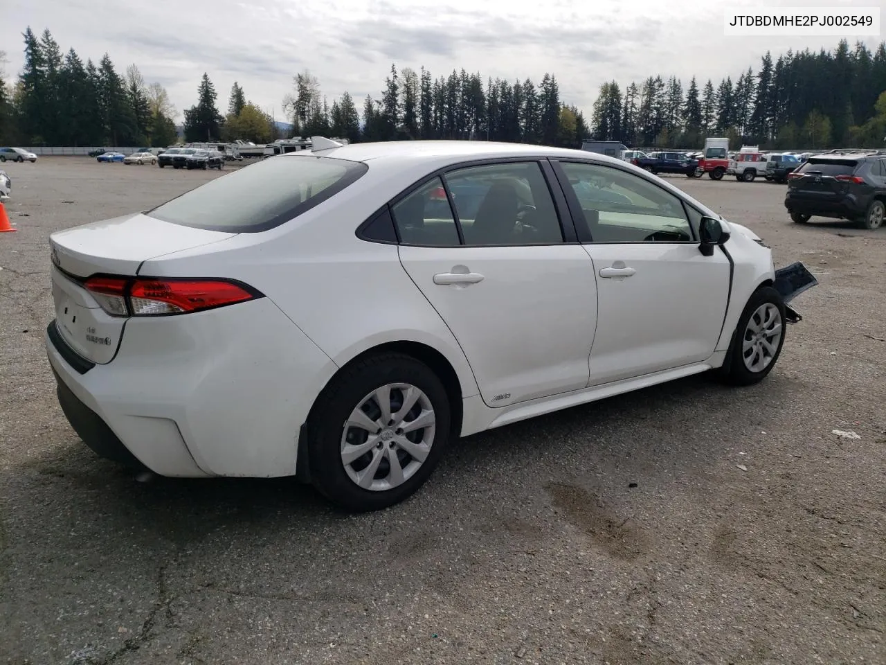 2023 Toyota Corolla Le VIN: JTDBDMHE2PJ002549 Lot: 50378594