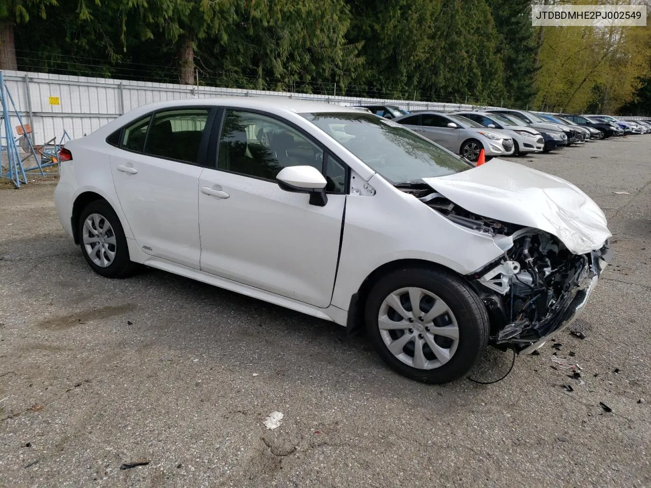 2023 Toyota Corolla Le VIN: JTDBDMHE2PJ002549 Lot: 50378594