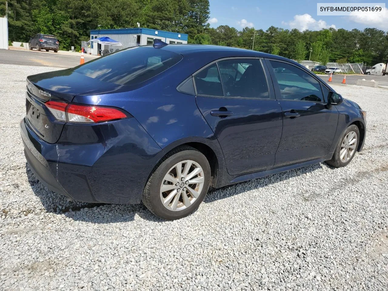 2023 Toyota Corolla Le VIN: 5YFB4MDE0PP051699 Lot: 53589734