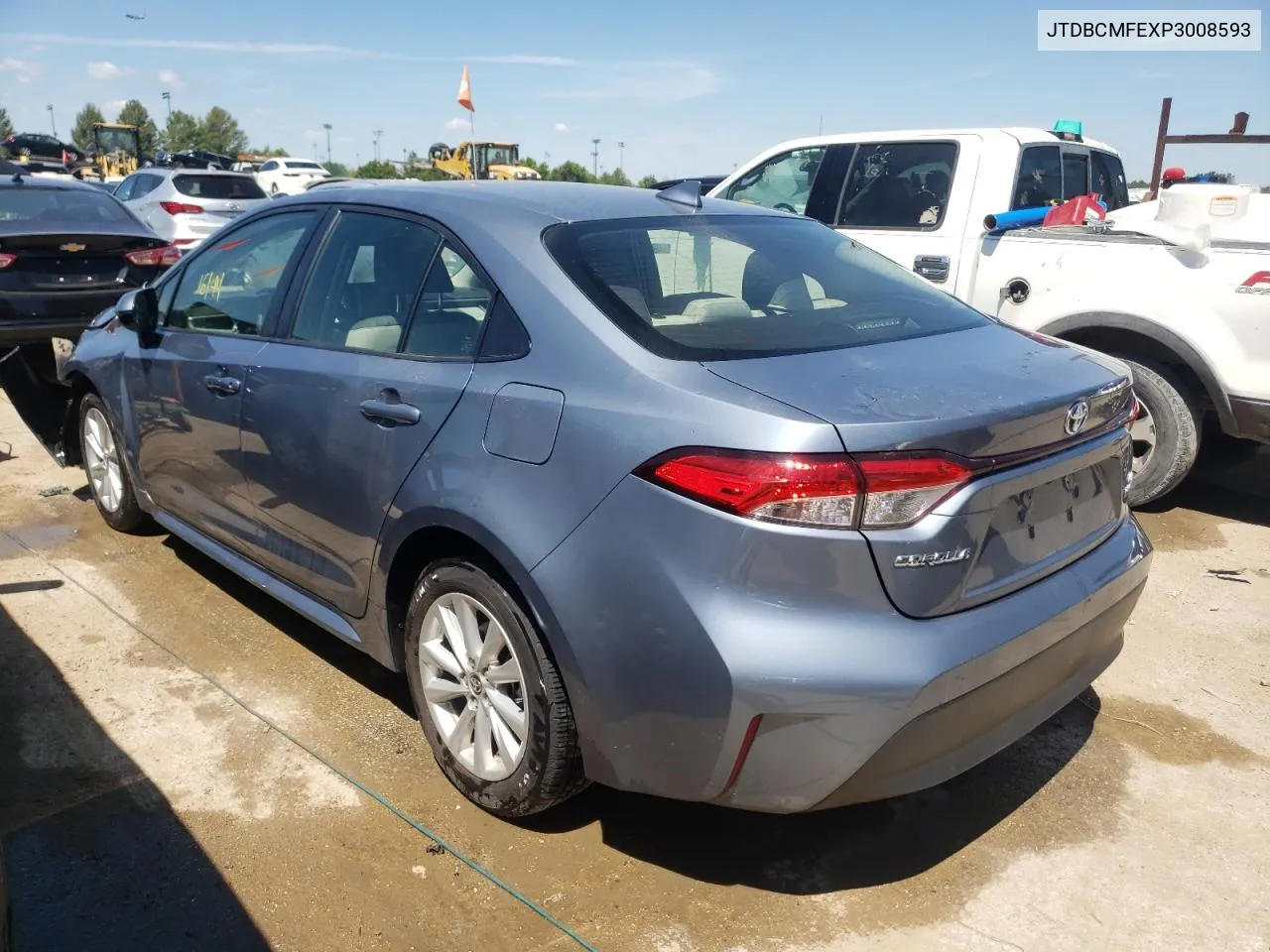 2023 Toyota Corolla Le VIN: JTDBCMFEXP3008593 Lot: 58496184