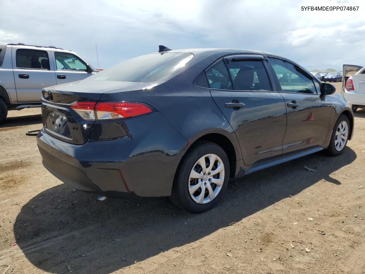 2023 Toyota Corolla Le VIN: 5YFB4MDE0PP074867 Lot: 59431974