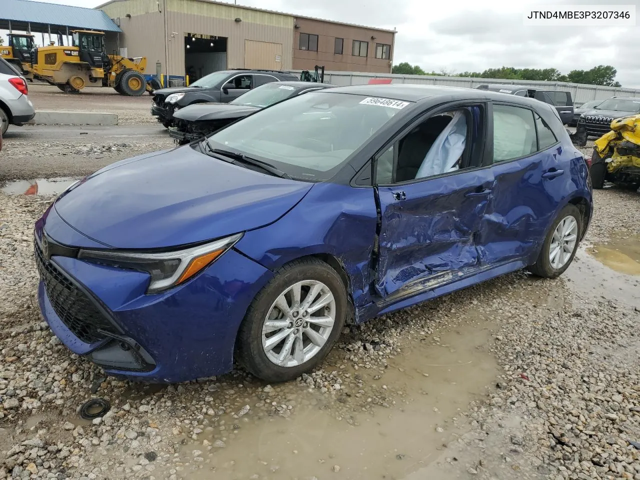 2023 Toyota Corolla Se VIN: JTND4MBE3P3207346 Lot: 59648614