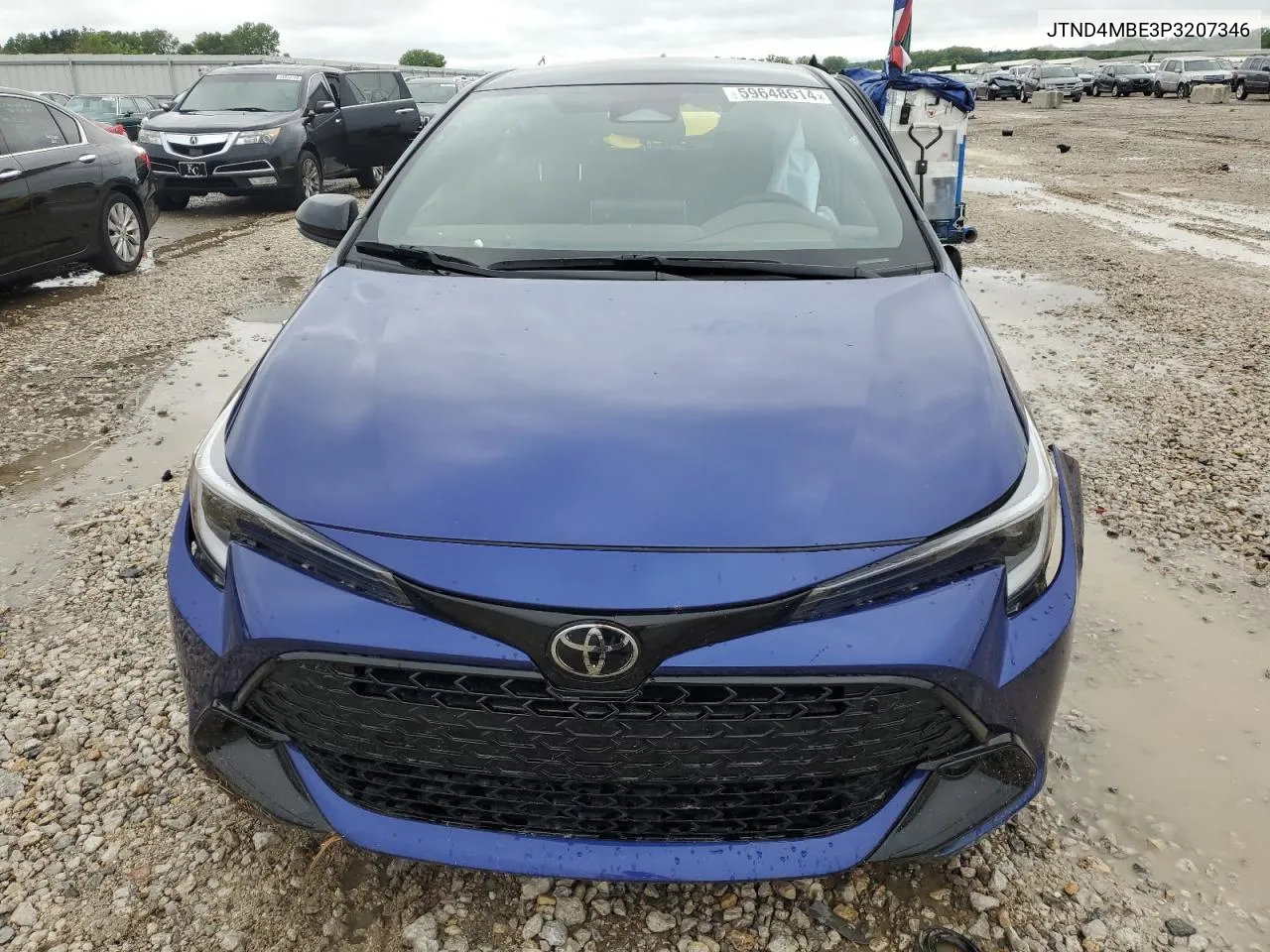 2023 Toyota Corolla Se VIN: JTND4MBE3P3207346 Lot: 59648614