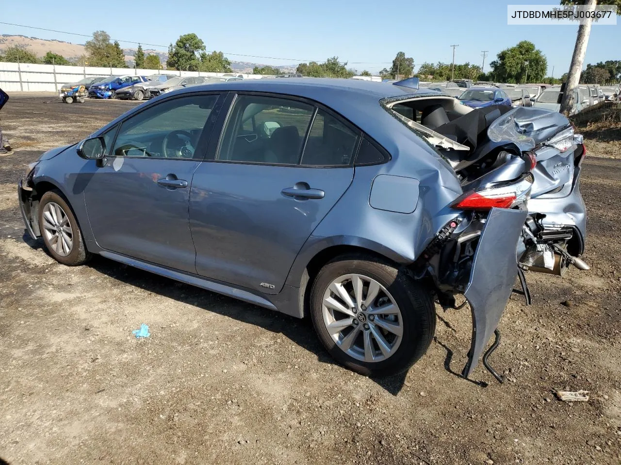 2023 Toyota Corolla Le VIN: JTDBDMHE5PJ003677 Lot: 62366174