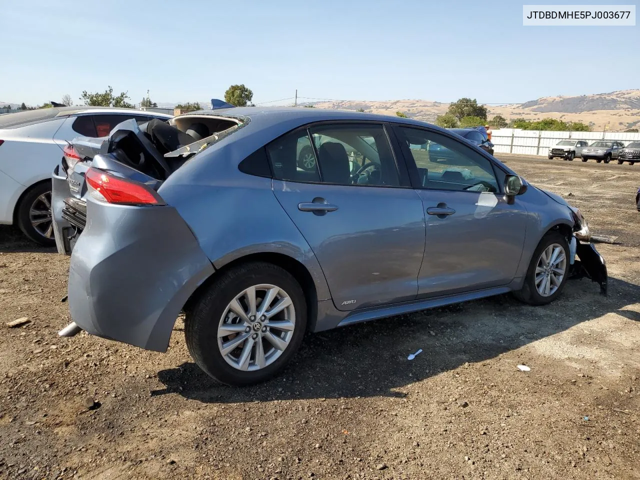 2023 Toyota Corolla Le VIN: JTDBDMHE5PJ003677 Lot: 62366174