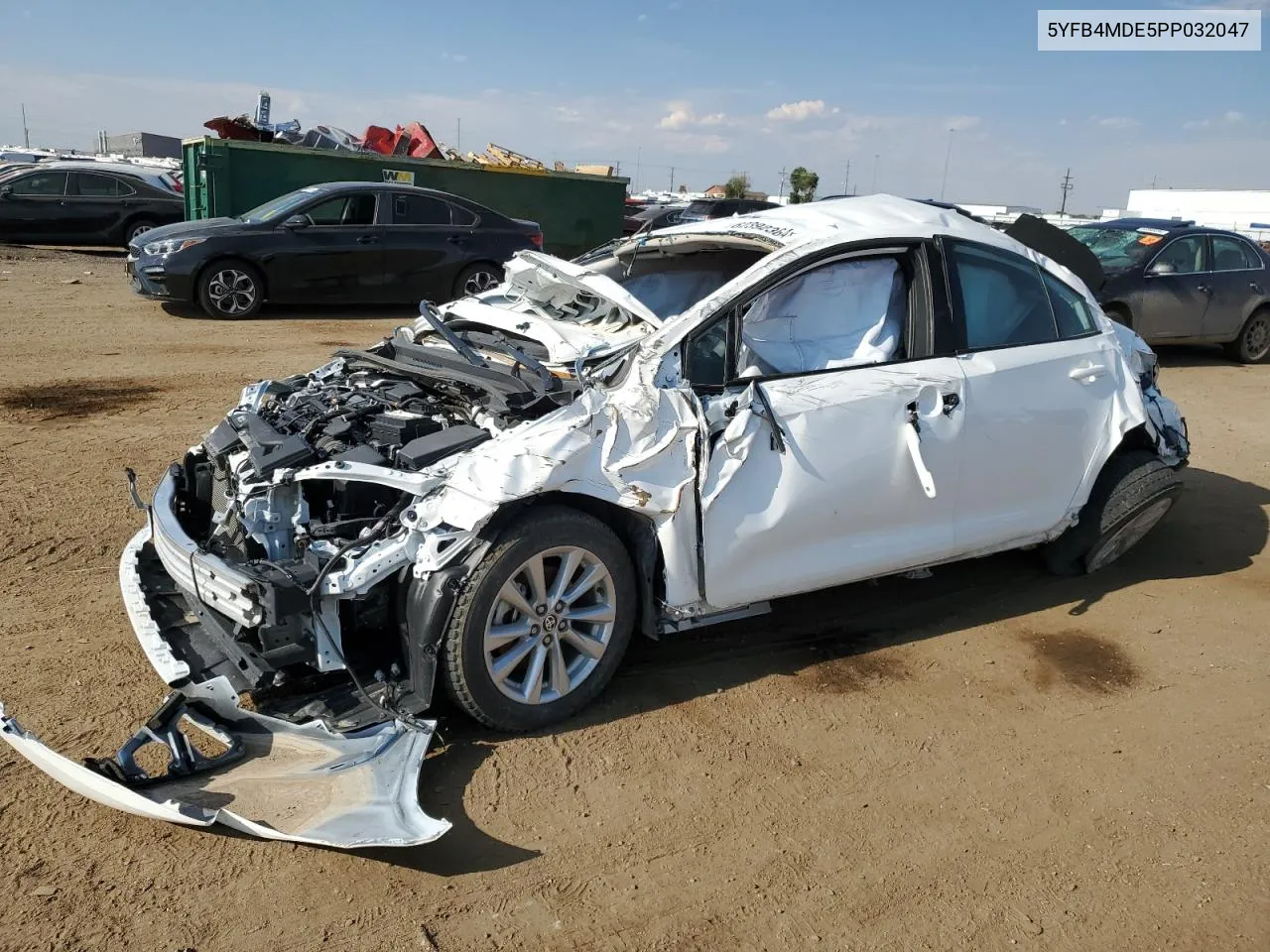 2023 Toyota Corolla Le VIN: 5YFB4MDE5PP032047 Lot: 62392364