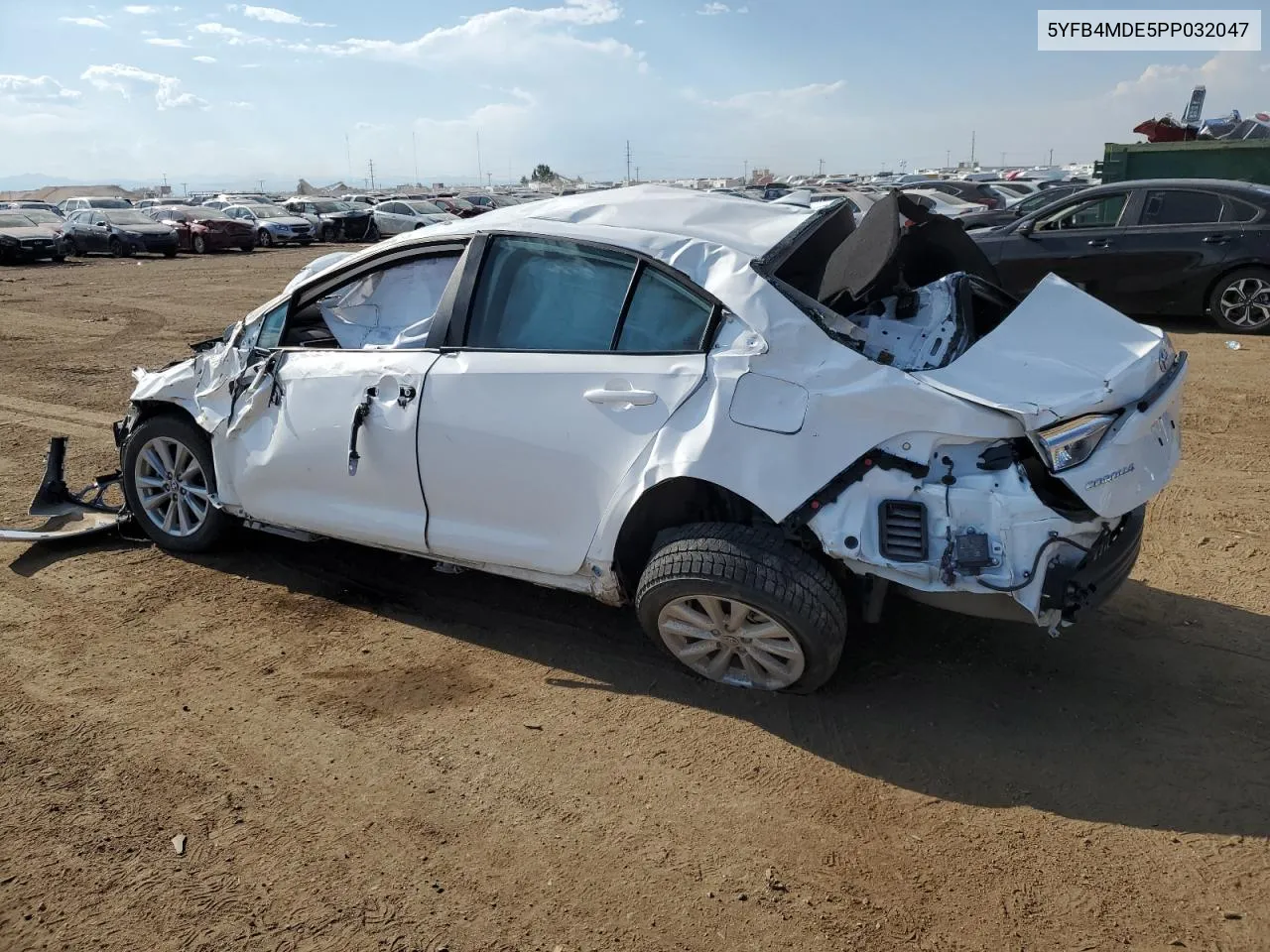 2023 Toyota Corolla Le VIN: 5YFB4MDE5PP032047 Lot: 62392364