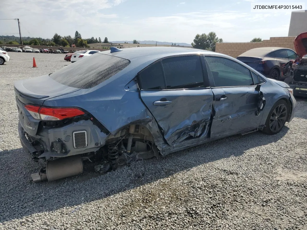 2023 Toyota Corolla Le VIN: JTDBCMFE4P3015443 Lot: 66359474