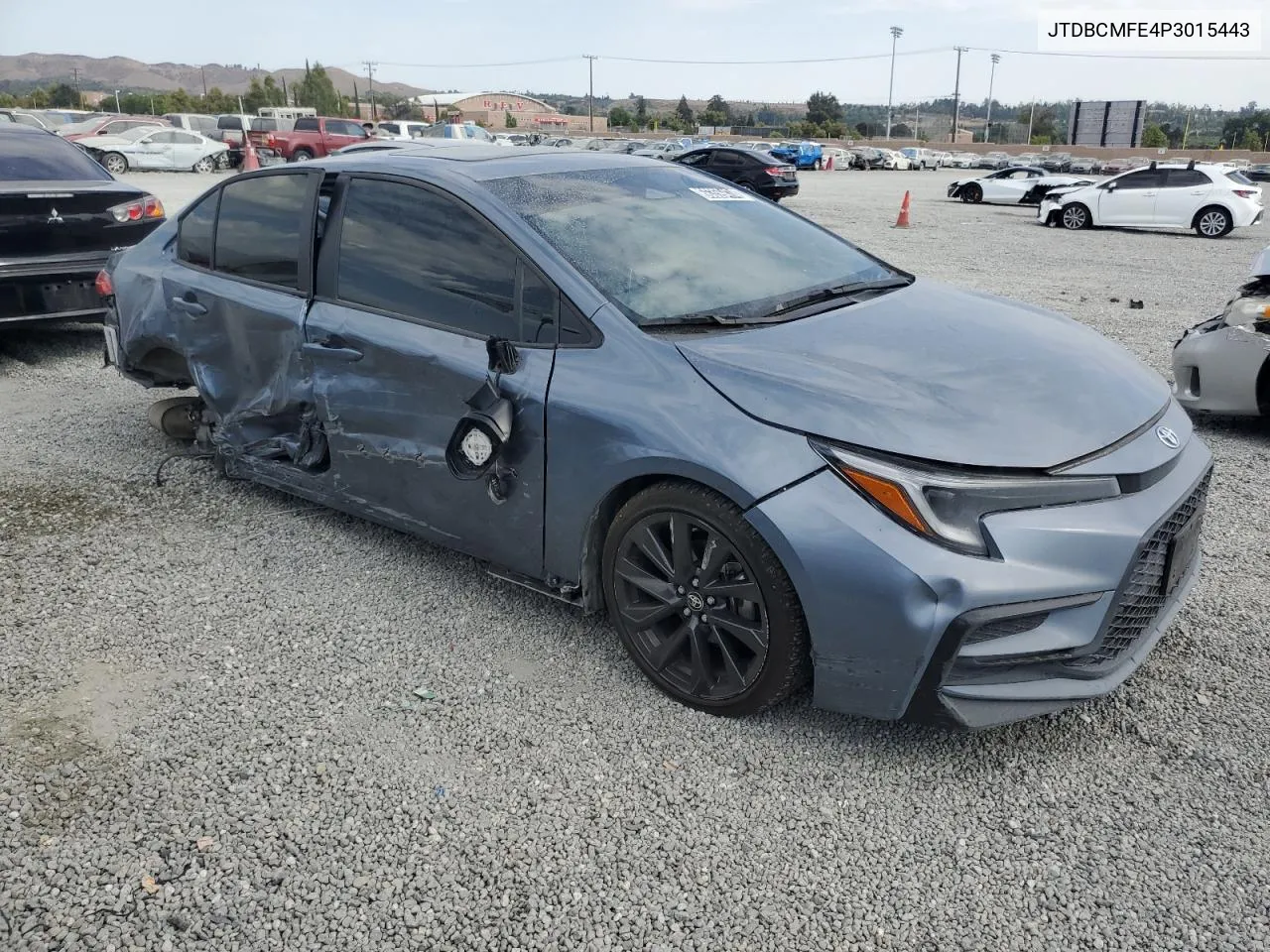 2023 Toyota Corolla Le VIN: JTDBCMFE4P3015443 Lot: 66359474