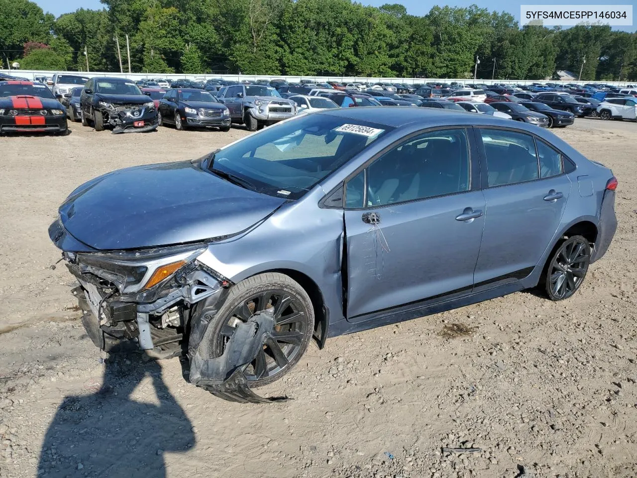 2023 Toyota Corolla Se VIN: 5YFS4MCE5PP146034 Lot: 69125694