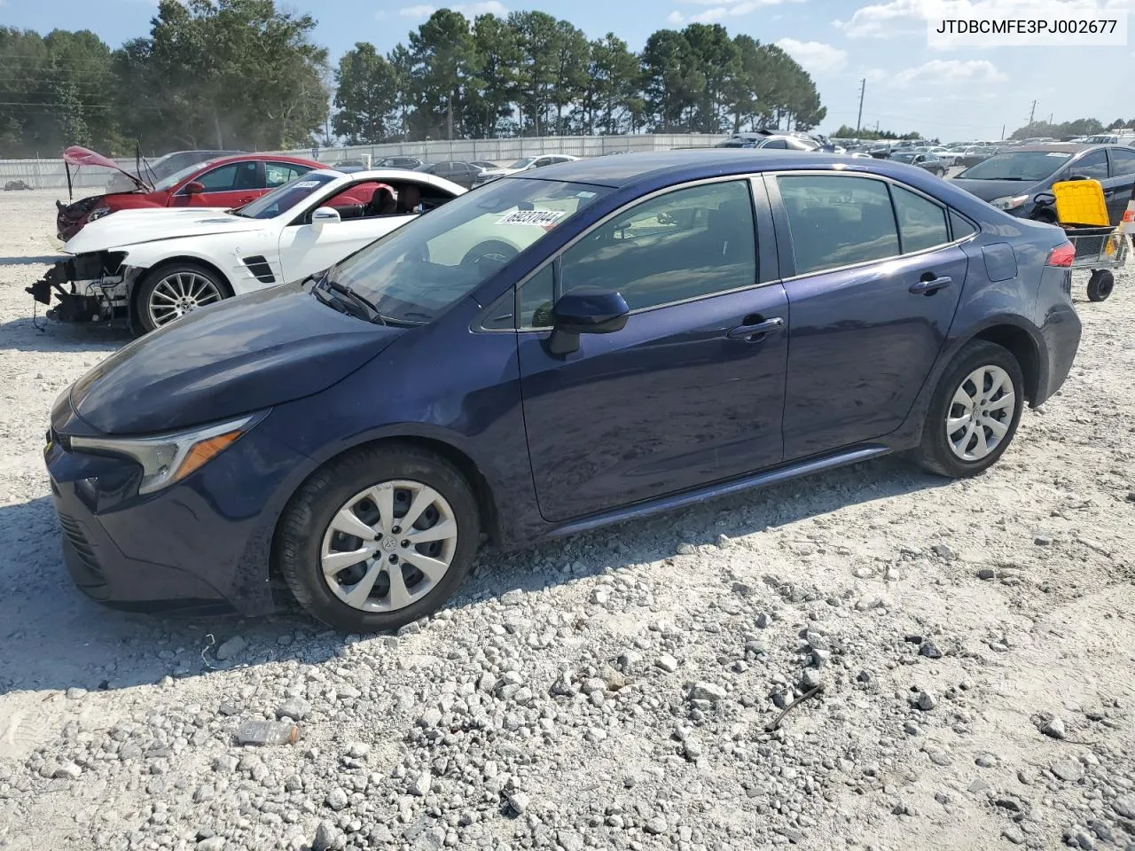 2023 Toyota Corolla Le VIN: JTDBCMFE3PJ002677 Lot: 69237044