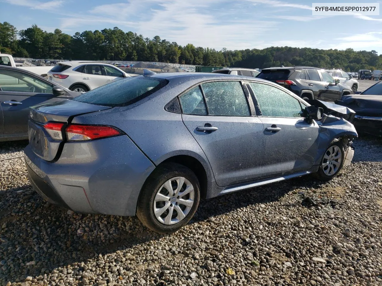 5YFB4MDE5PP012977 2023 Toyota Corolla Le