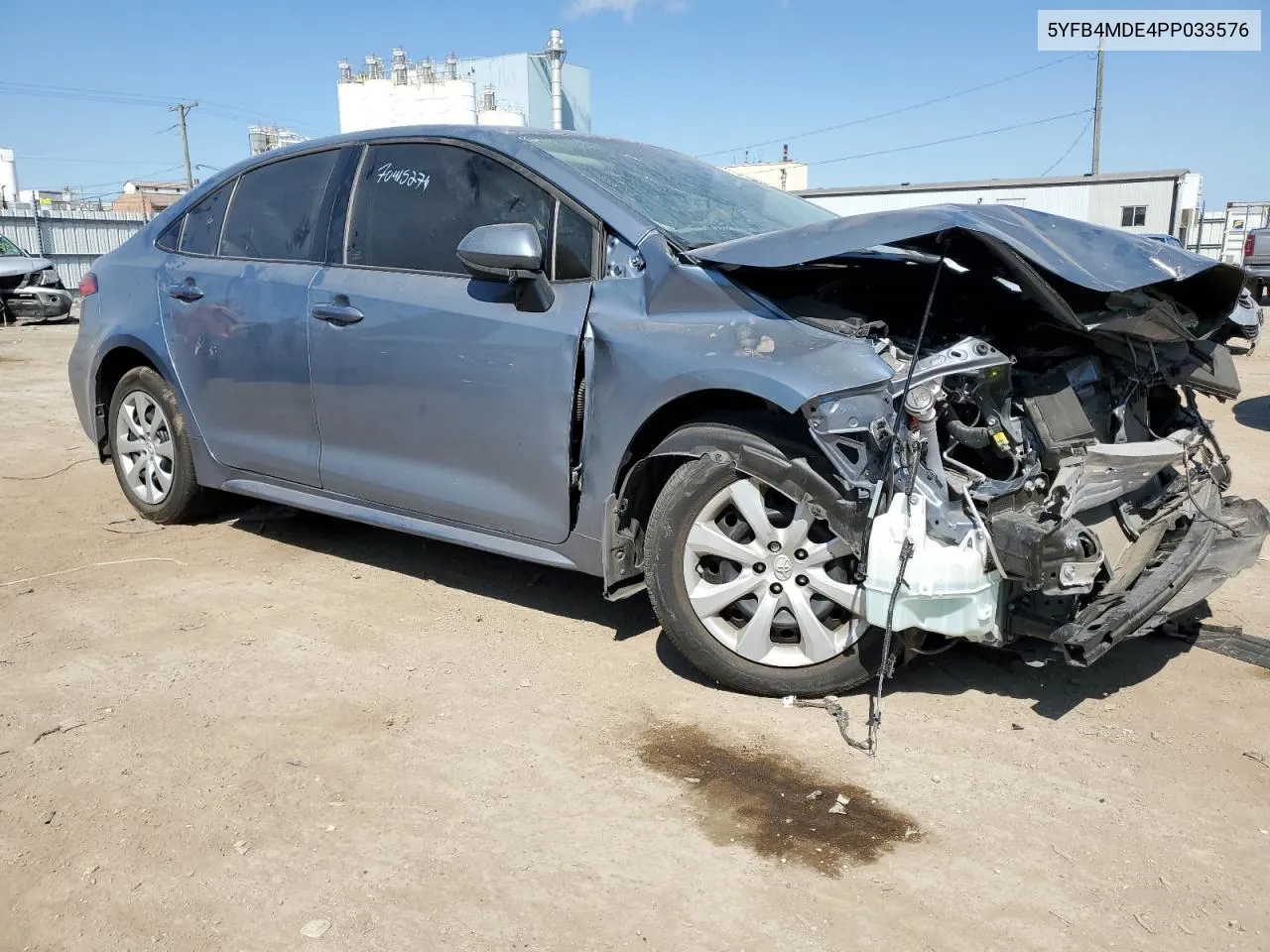 2023 Toyota Corolla Le VIN: 5YFB4MDE4PP033576 Lot: 70415274