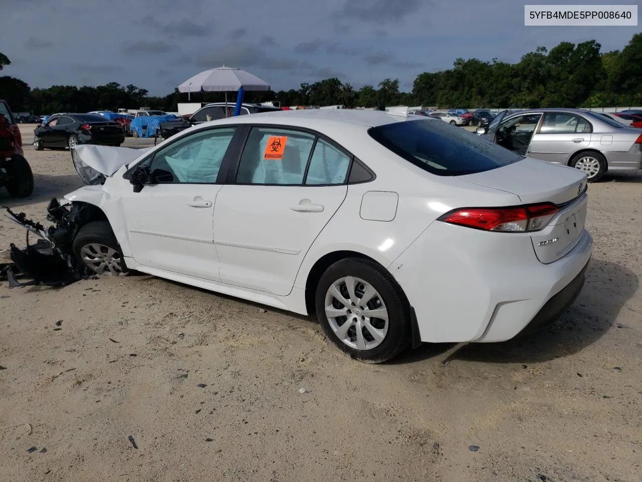 2023 Toyota Corolla Le VIN: 5YFB4MDE5PP008640 Lot: 70429754