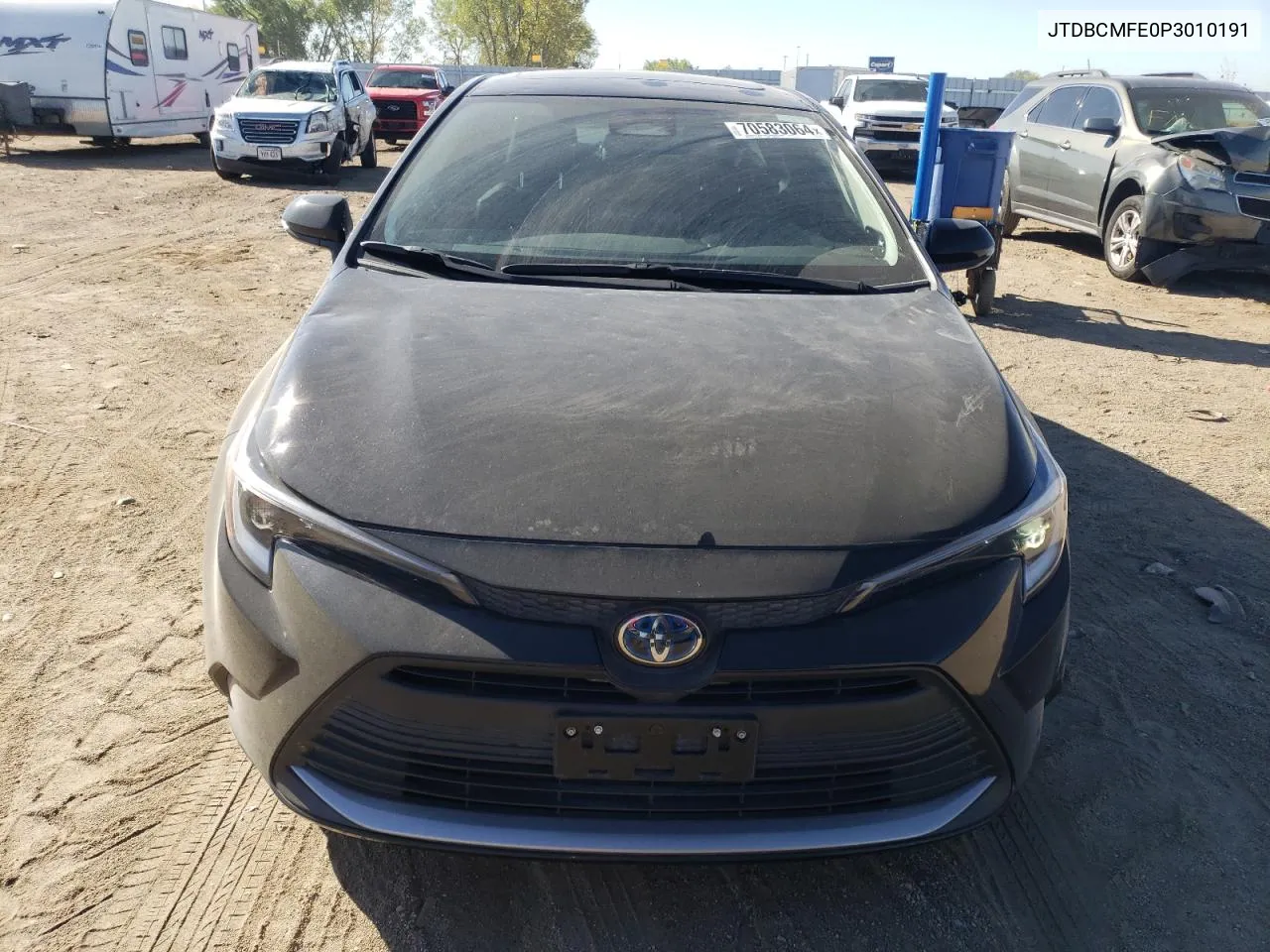 2023 Toyota Corolla Le VIN: JTDBCMFE0P3010191 Lot: 70583064