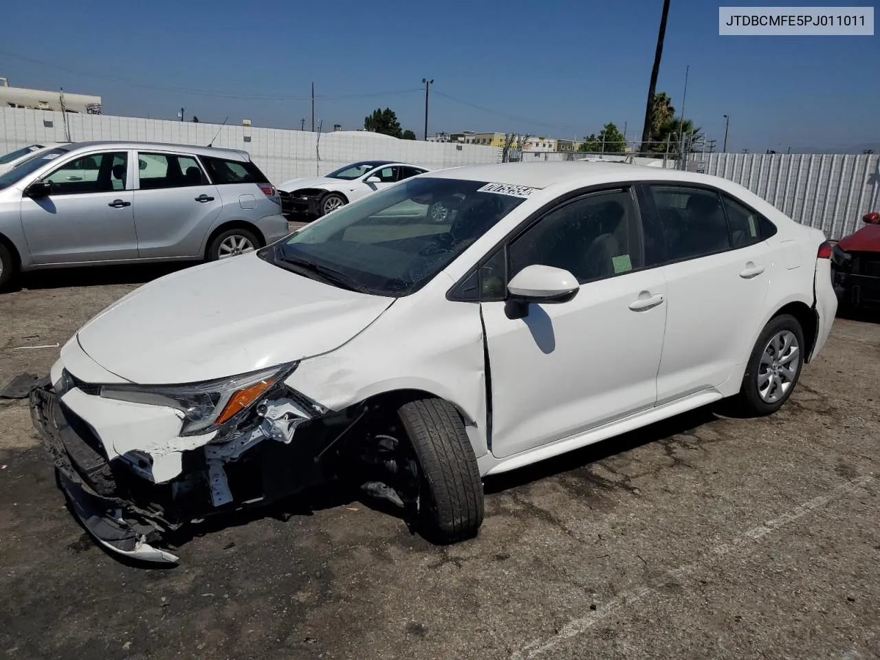 2023 Toyota Corolla Le VIN: JTDBCMFE5PJ011011 Lot: 70752554