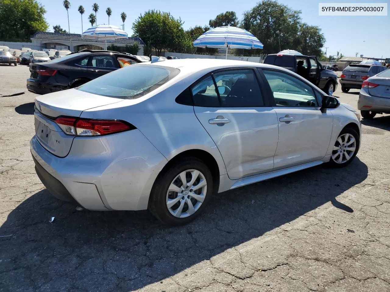 2023 Toyota Corolla Le VIN: 5YFB4MDE2PP003007 Lot: 70876254