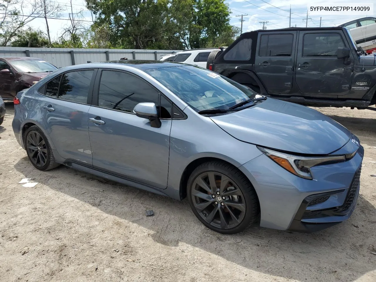 2023 Toyota Corolla Se VIN: 5YFP4MCE7PP149099 Lot: 70911374