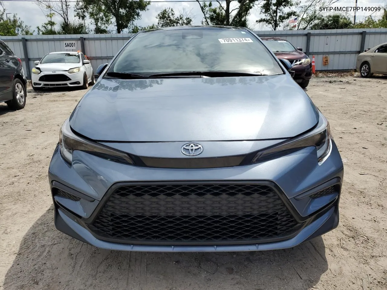 2023 Toyota Corolla Se VIN: 5YFP4MCE7PP149099 Lot: 70911374