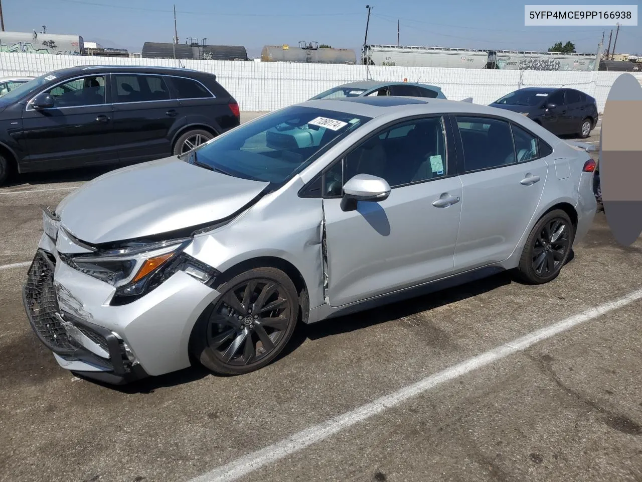 2023 Toyota Corolla Se VIN: 5YFP4MCE9PP166938 Lot: 71260174