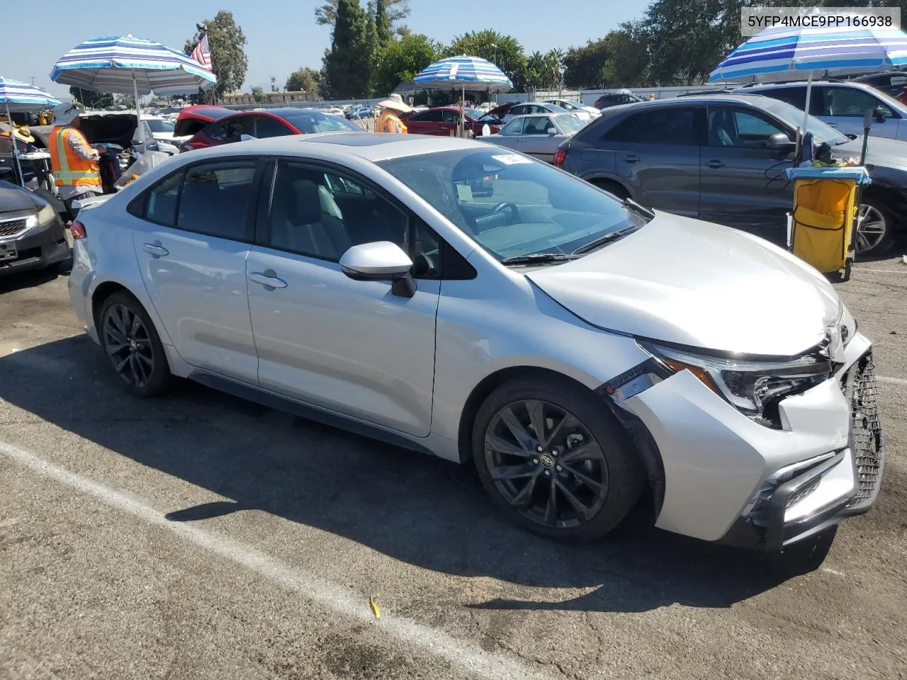 2023 Toyota Corolla Se VIN: 5YFP4MCE9PP166938 Lot: 71260174