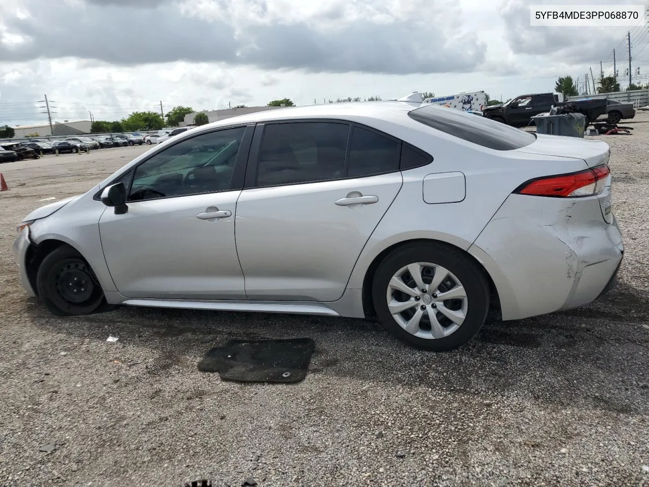 2023 Toyota Corolla Le VIN: 5YFB4MDE3PP068870 Lot: 71291074