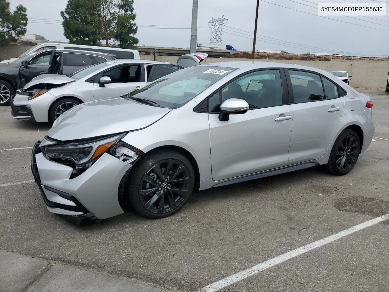 2023 Toyota Corolla Se VIN: 5YFS4MCE0PP155630 Lot: 71503314