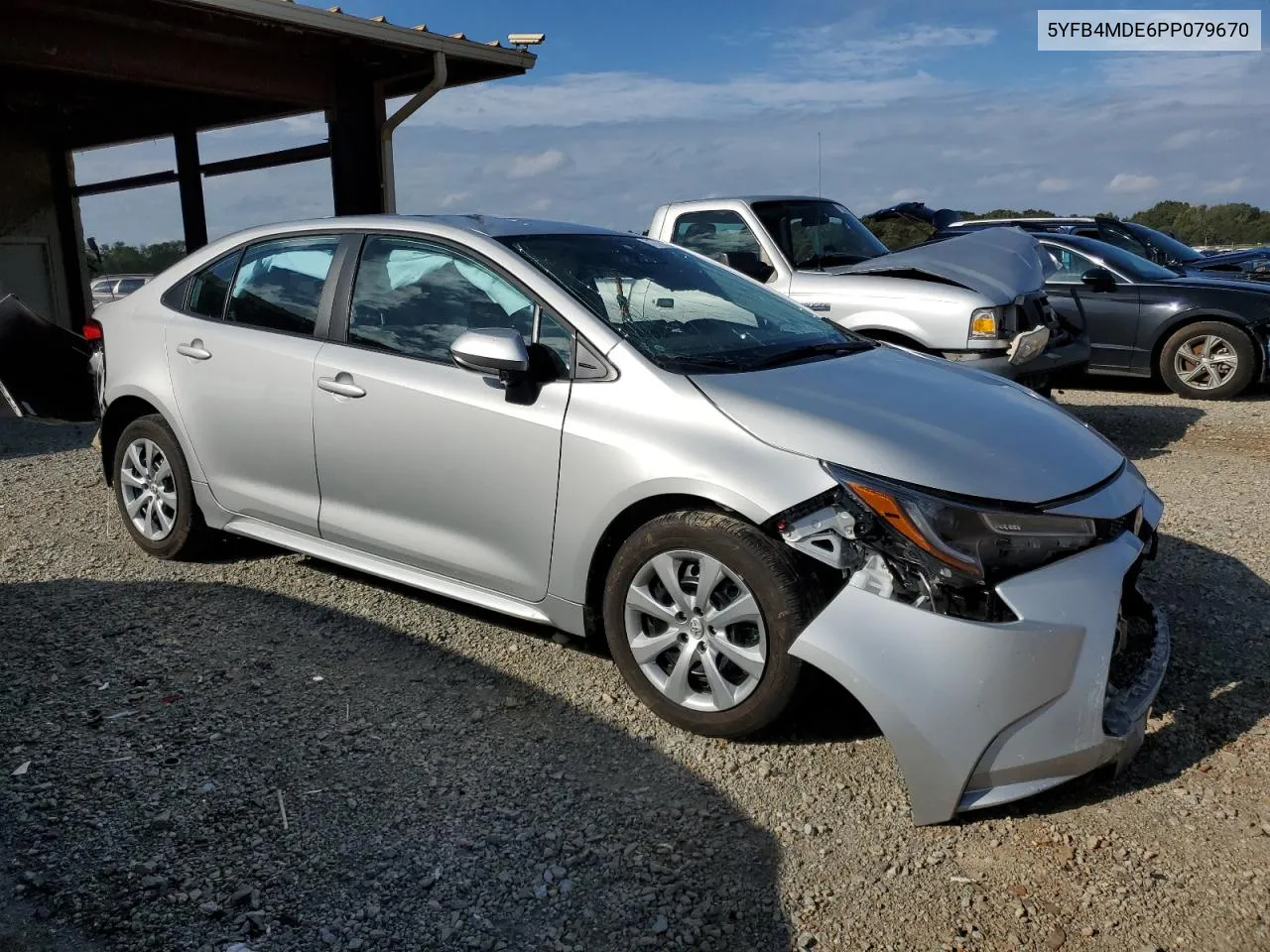 2023 Toyota Corolla Le VIN: 5YFB4MDE6PP079670 Lot: 71776124